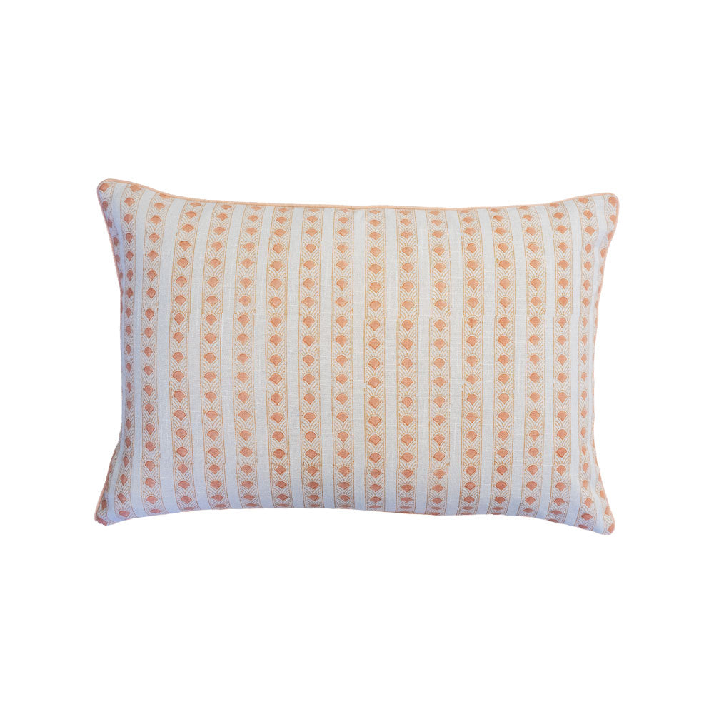 Kamal Blush cotton cushion cover rectangular 50x30cm