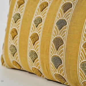 slik embroidery cushion cover