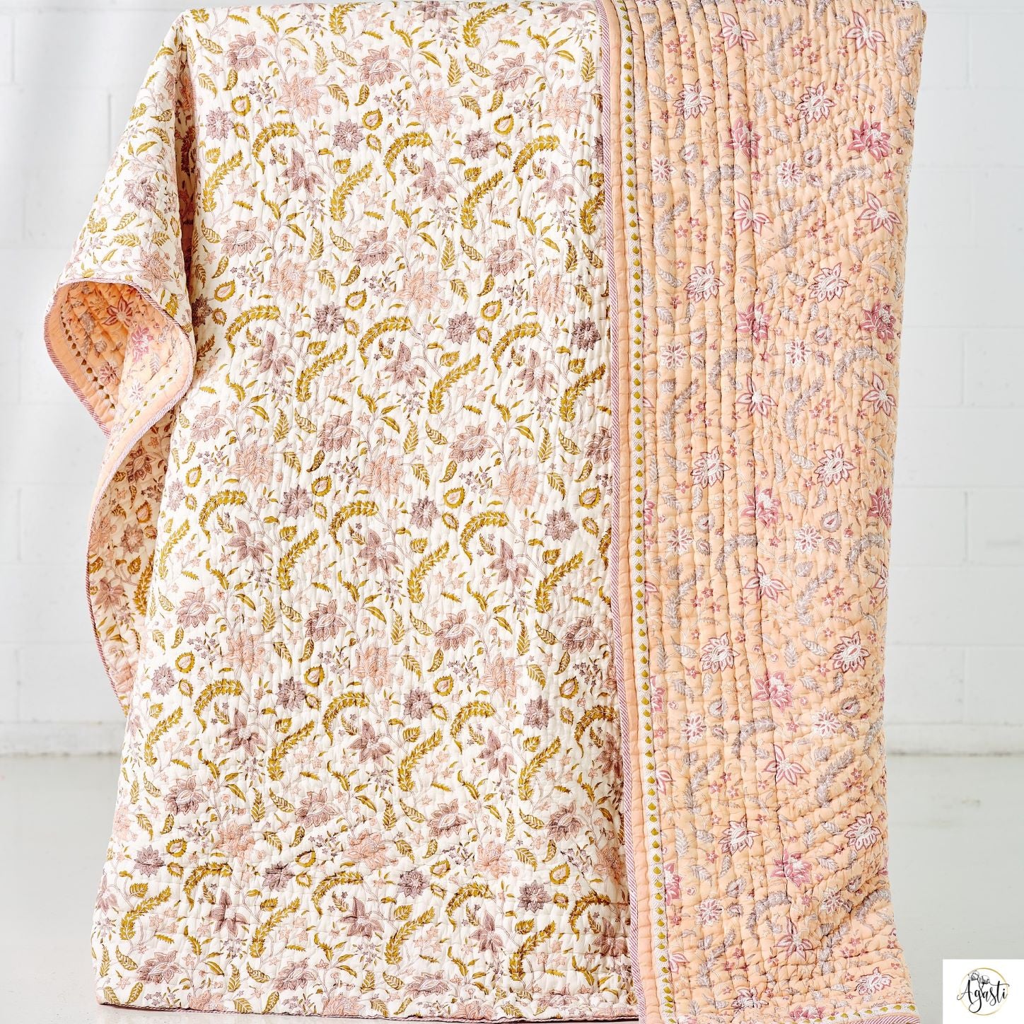 Aranyani Handblock Printed Quilt