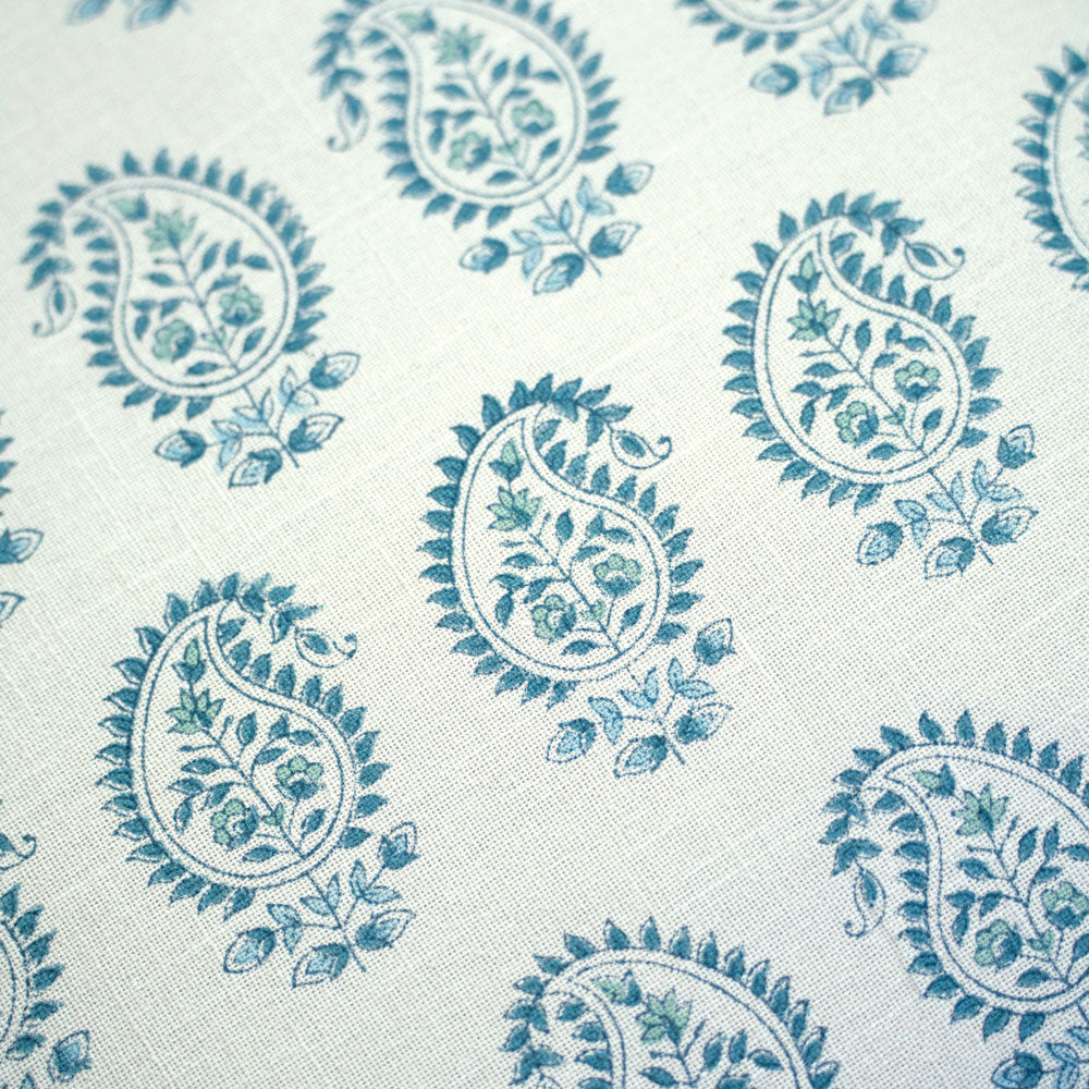 Amara cushion cover paisley print close-up
