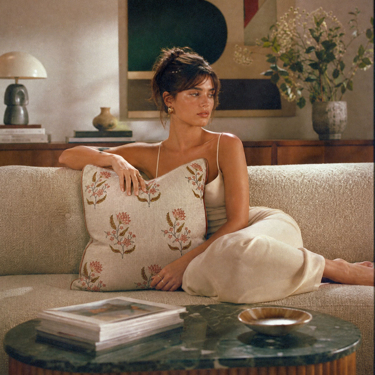 Kamal styled on couch