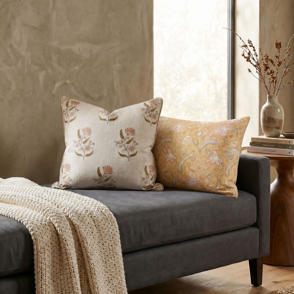 Kiran cushion cover in a lifestyle setting