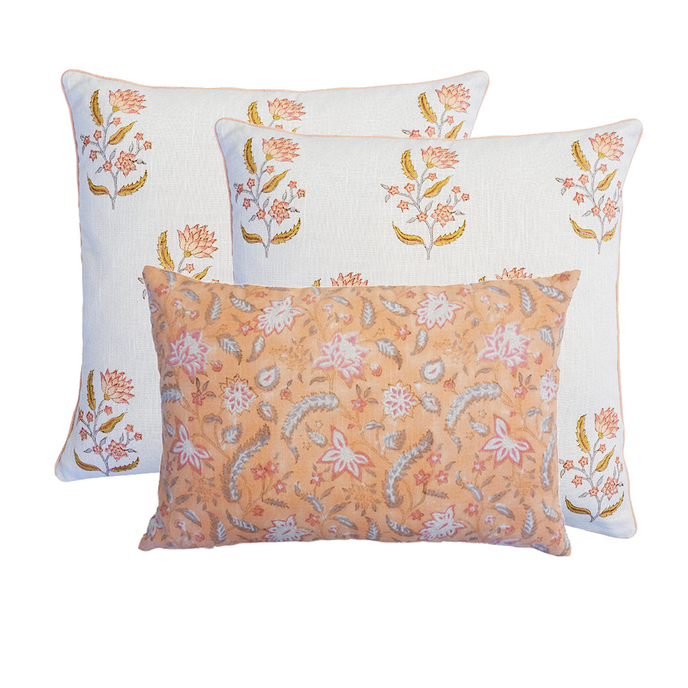 Cushion Set - Meadow Blush Cushion Trio